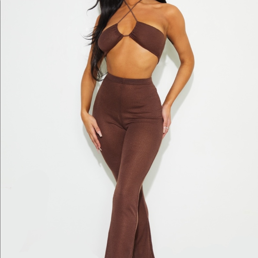 Chocolate Knit Set